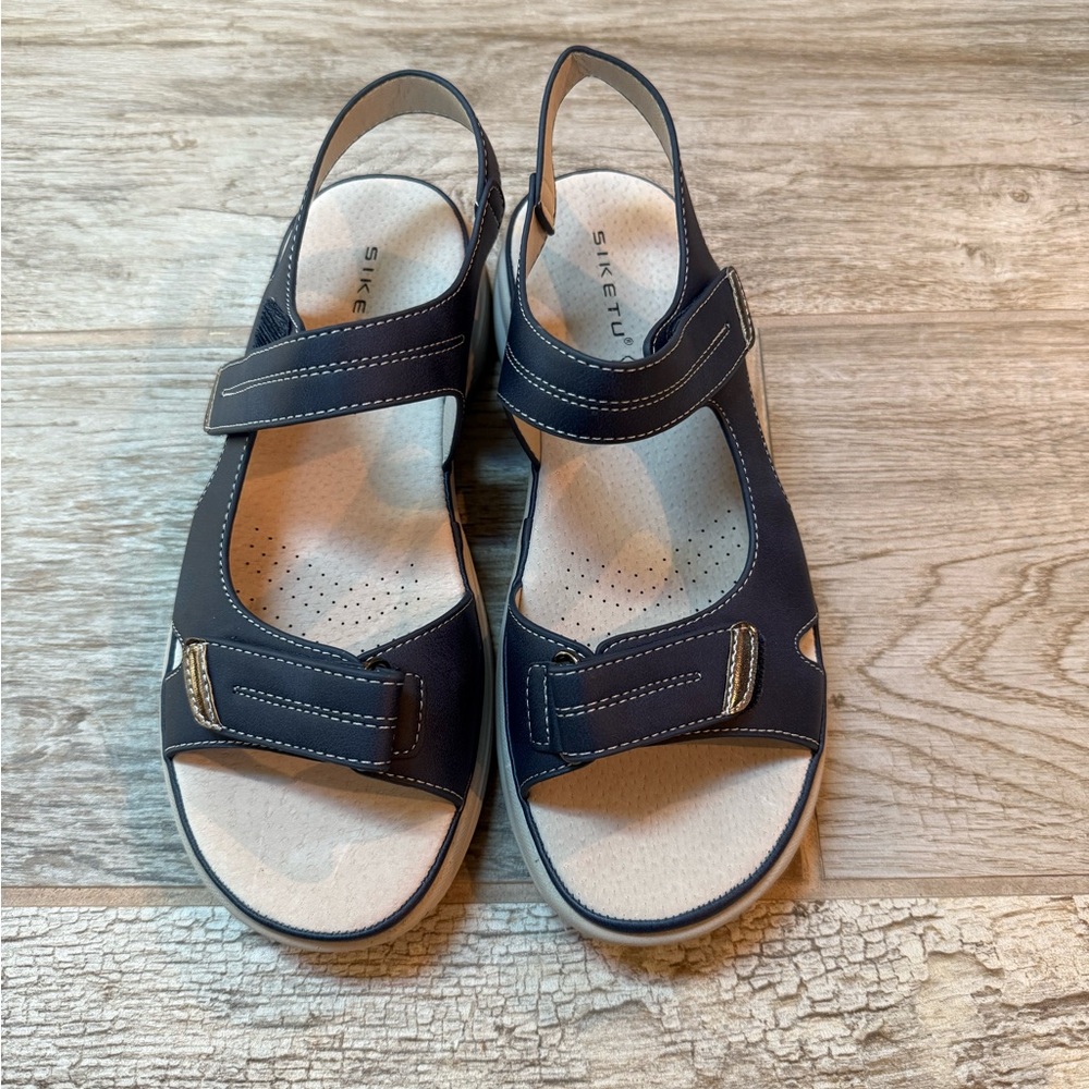 SIKEFU Navy Women's Sandals